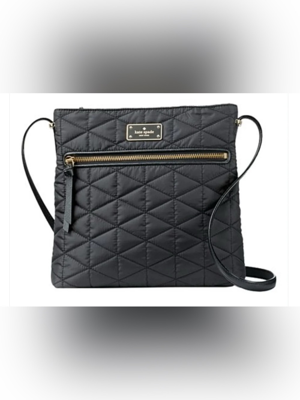 Kate Spade black Wilson Road quilted Dessi shoulder bag excellent condition